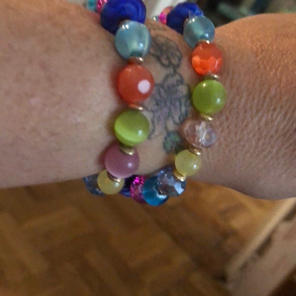 Two multi-colored bracelets.. - Picture 3 of 4